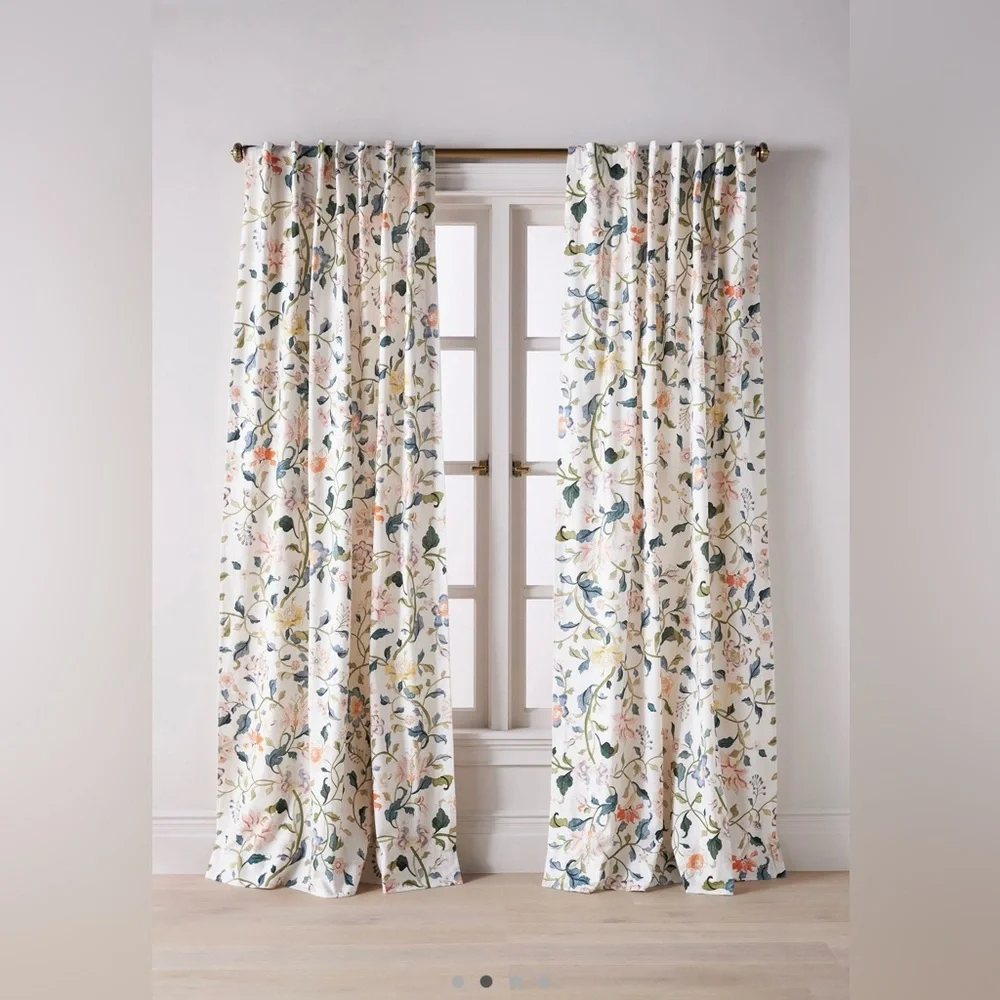 NWT Anthropologie Hattie Curtain Panels